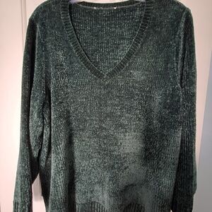 Michael Kors Teal Textured Sweater. Size 3x